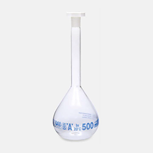 VOLUMETRIC FLASKS - “glass” - “class A” “conformity certified”